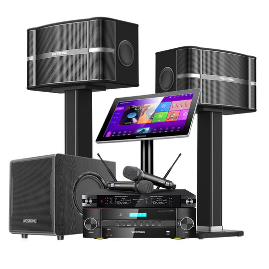 威斯汀A9家庭ktv音响套装卡拉ok客厅唱k歌点歌机音箱全套设备家用