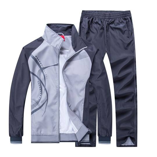 特价男女春秋长袖运动服套装内网青年中年外套情侣宽松大码运动衣