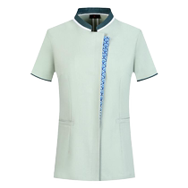 Cleaning attendant work clothes summer short-sleeved property community hotel hotel room cleaning aunt uniform suit