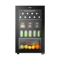 Haier 109L Bingba's home living room small refrigerator fruit red wine cabinet refrigerant cabinet keeps fresh cabinet