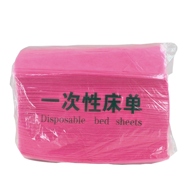 Disposable sheets pink pink massage travel beauty