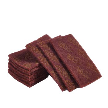 Stainless steel scouring pad red 3m