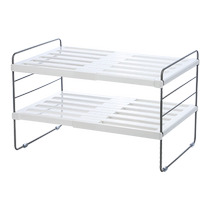 (Self-operated) Home Story Japanese punch-free storage rack countertop household seasoning retractable multi-layer storage rack