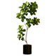 Bionic plant Alpine Ficus PU bionic high-end light luxury simulated green plant living room indoor fake flower tree large floor-standing potted plant