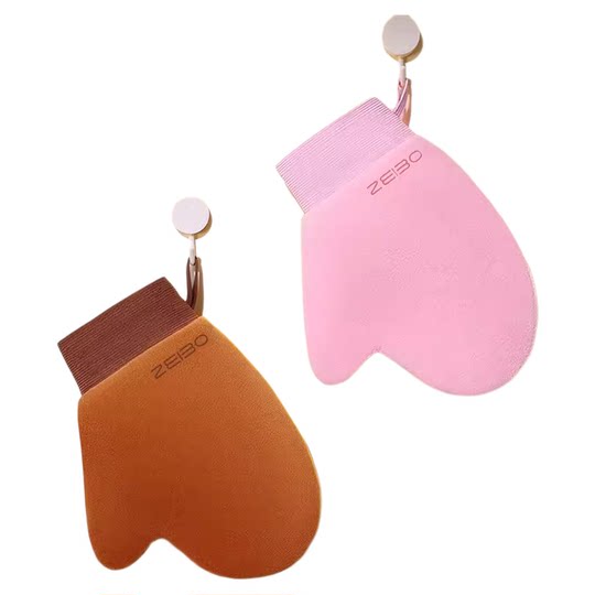 Apply body lotion and sunscreen with gloves and make-up cream