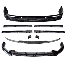 Suitable for Denza D9 sports rear spoiler Black Warrior personalized punch-free surround kit exterior special modification and upgrade parts