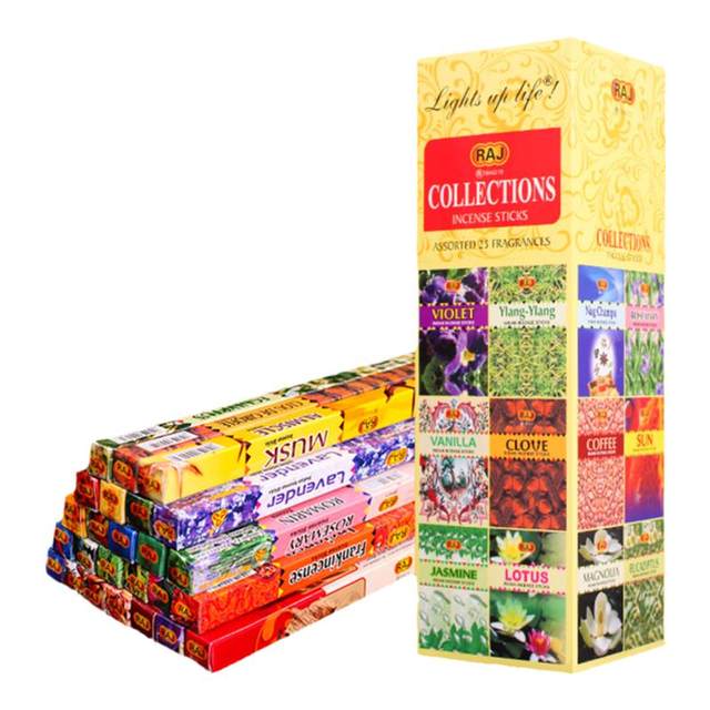 Raj Indian incense 25-in-1 incense set handmade aromatherapy