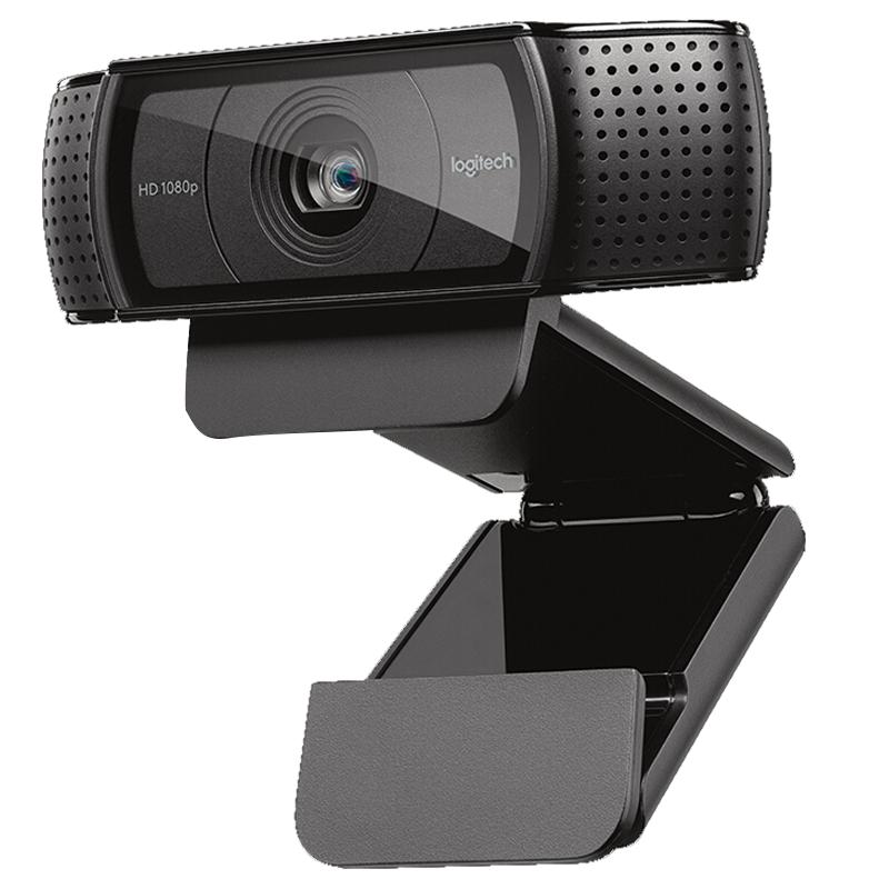 Logitech C920e/C930 live broadcast camera HD beauty Douyin delivery anchor computer photography lens unpacking