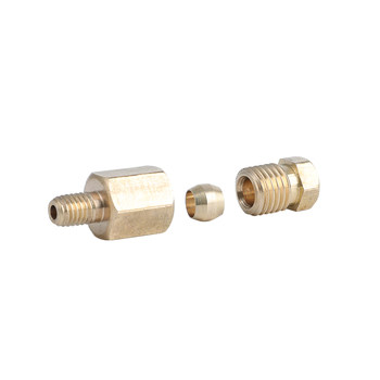 Internal thread nut metering part pn46 nut copper joint