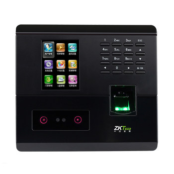 Zkteco/Entropy Technology Bk200 Facial Recognition Attendance Machine Fingerprint and Facial Access Control Integrated Clock-In Machine for Company Employees to Check-In at Work, Factory Worker Dynamic Recognition Face Recognition Clock-In Device