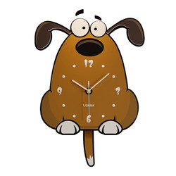 Wall Clock, Fashionable Internet Celebrity Cartoon Dog Clock, Simple and Modern 2024 New Model, Creative, Cute and Personalized Wall Clock