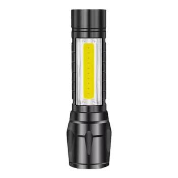 Strong ultra bright flashlight emergency light outdoor mini