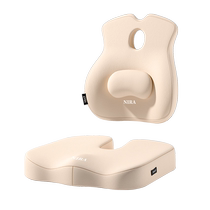 Cushion chair hemorrhoids pad office butt-beautifying workstation long-term sitting artifact waist protector sitting and back all-in-one cushion butt cushion