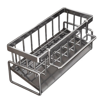 Kitchen storage rack drain rack rag storage tool