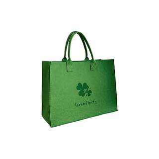 新款ins风毛毡包手提袋logo定制手提包大容量便携购物环保礼品袋