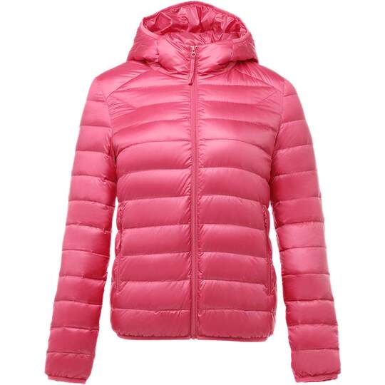 雪中飞2025冬新款女士百搭排骨羽绒连帽秋羽绒服爆款叠穿舒适外套