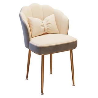 Make-up-stuhl, heimzimmer-rückenlehne, blütenblatt-hocker