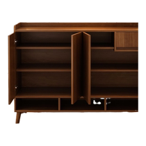 Xiaoyun solid wood new Chinese style shoe cabinet home door dust-proof entry porch cabinet entrance Internet celebrity hot style wooden shoe rack