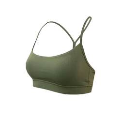 Aria Leisure sports bra ຄວາມງາມຂອງແມ່ຍິງກັບຄືນໄປບ່ອນ Pilates strap bra Fitness bra vest ໂຍຜະລິດໃສ່