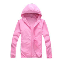 Speed Dry Sunscreen Woman Males Fluorescent Green Windproof Jacket Skin Coat waterproof Summer thin Anti-UV 889