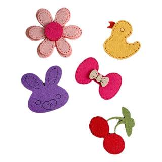 女宝宝魔术贴头饰可爱卡通婴儿碎发贴不伤发刘海发夹发贴儿童发饰