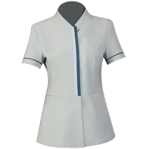 Hospital cleaning work clothes short-sleeved womens bed and breakfast hotel floor room attendant property sales department clothing summer