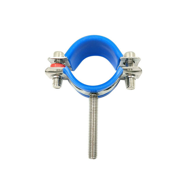 Stainless steel external screw cover leather pad tube bracket tube card