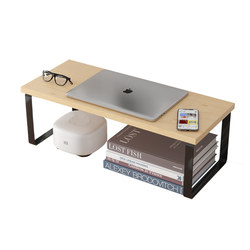 Tabletop computer adds elevated desk sets, display screens to raise the base dormitory table to storage shelf