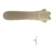 ins cream style silicone cat claw door handle protective cover anti-static bedroom door pull gloves anti-collision pad wall cover