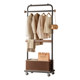 Designer coat rack with deep retro aesthetics