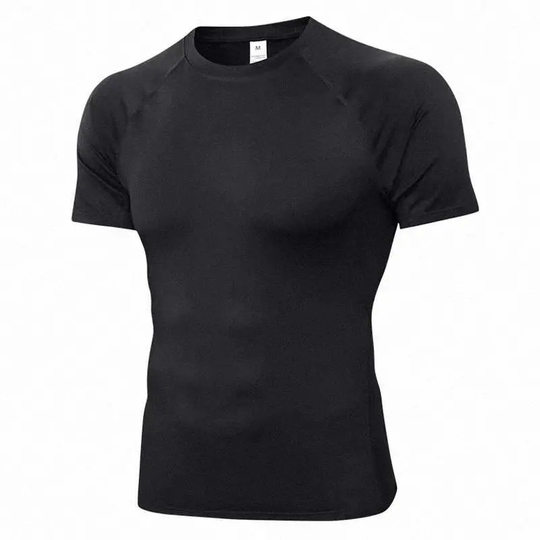 Solid color quick-drying sports T-shirt stretch fitness clothing