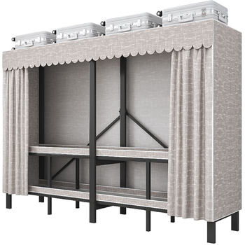 Integrated folding and unfolding ready-to-use home bedroom wardrobe