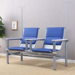 새로운 3인승 행 의자 휴식 의자 공공 좌석 병원 대기 주입 의자 스테인레스 스틸 공항 스트립 핀