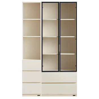 Quanyou home display cabinet desk and chair