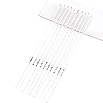 Bbq skewers stainless steel flat skewers mutton skewers