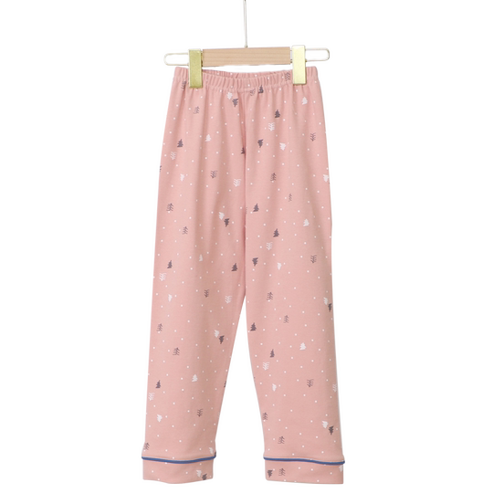 Пижамы из чистого хлопка для девочек, весенне-осенний стиль.