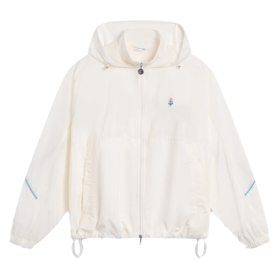 Li Ning women's autumn new hooded jacket loose sports fashion casual trend anti -windbreaker AFDT434
