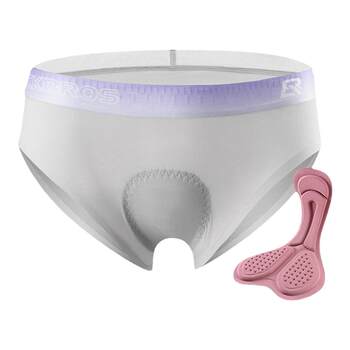 Rock brothers women's cycling panties pants shock cushioning inner pad