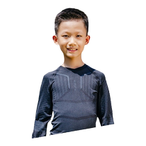 Decathlon childrens tights spring and autumn thermal underwear youth breathable sportswear long-sleeved KIDK