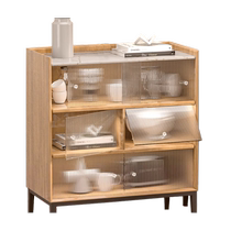 Acrylic cabinet door custom kitchen cabinet door self-installation without punching simple cabinet door with custom glass door panel