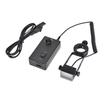 Haiyue electron microscope LED adjustable side light source 48 lamp beads ring light monotube industrial camera lighting vision lens fill light high brightness auxiliary light source 25 32mm