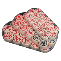 Melamine Chinese chess and mahjong solid plastic boxed resin 30#35#40 jade feel acrylic straight