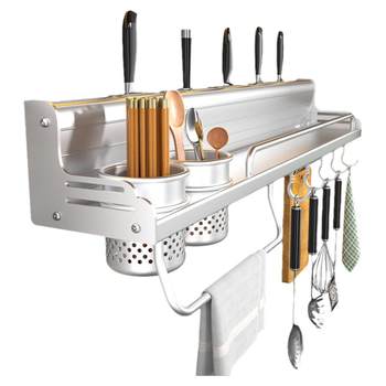 Cadbury-free punched kitchen seasoning storage rack