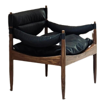 Wennuo Danish designer hunting chair single sofa chair mid-century style living room solid wood leisure chair sofa single chair