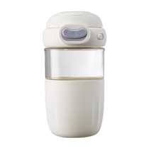 Glass water cup for women tea water separation portable tea cup high temperature resistant high-looking coffee cup for girls 1632