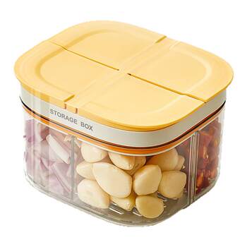 Onlycook food grade onion, ginger and garlic compartment storage box