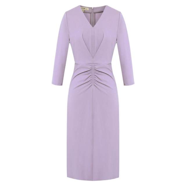 French shirring deconstructed design knitted skirt pink and blue wardrobe