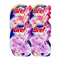 Imported Henkel Bref Magic Toilet Cleaning Deodorizing and Descaling Cleaner Jasmine 50g*4 Mulan 50g*4