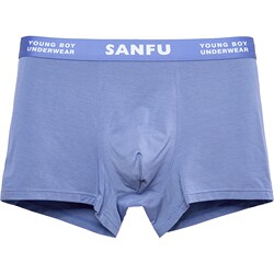 Sanfu ຜູ້ຊາຍ breathable boxer ຫຍໍ້ຜູ້ຊາຍຂອງຜູ້ຊາຍຝ້າຍຕ້ານເຊື້ອແບັກທີເຣັຍລຸ່ມ crotch ຜູ້ຊາຍ boxer ສັ້ນ