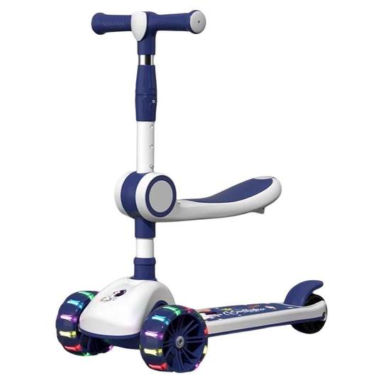 滑板车儿童1-3-6-12岁以上小孩踏板折叠款男孩可坐可骑滑滑溜溜车